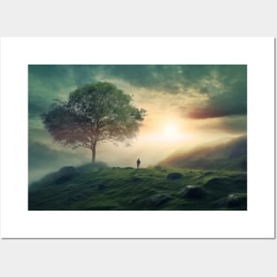 Dream Horizon Peaceful Nature Fantasy World Harmony Imagination Posters and Art